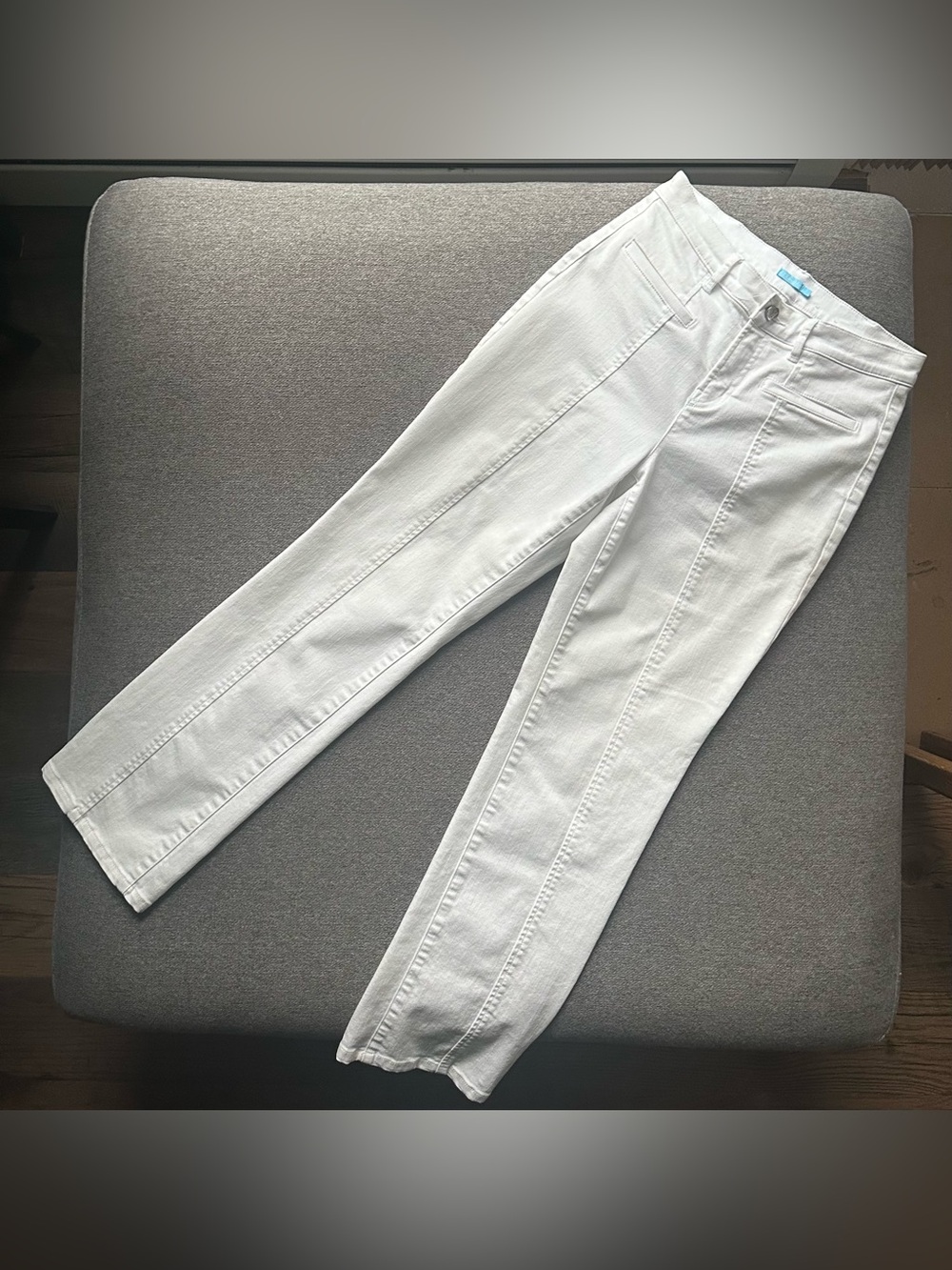 J. McLaughlin High Waist White Skinny Jeans Size 2
